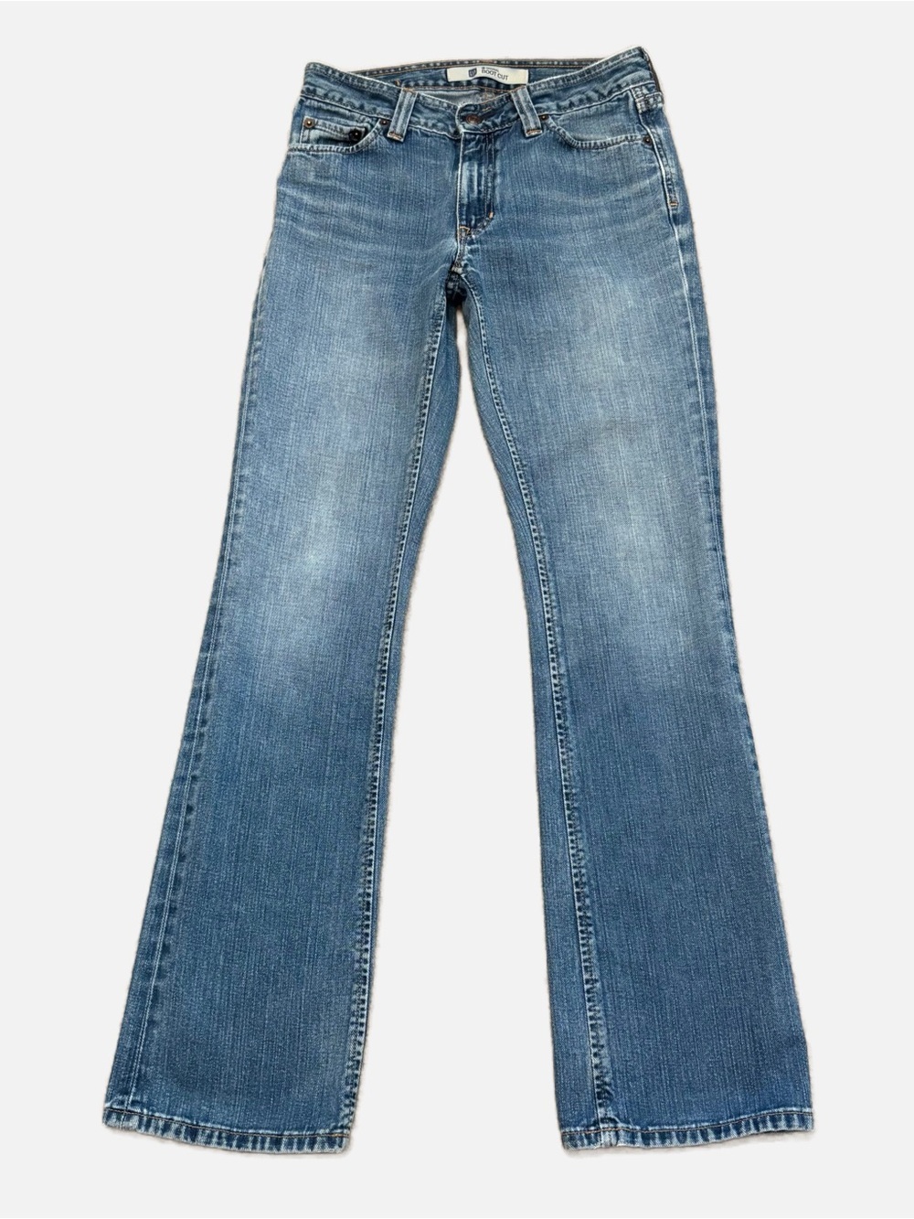 GAP Women’s Y2K Mid-Rise Boot Cut Cotton Denim Jeans 4 Regular